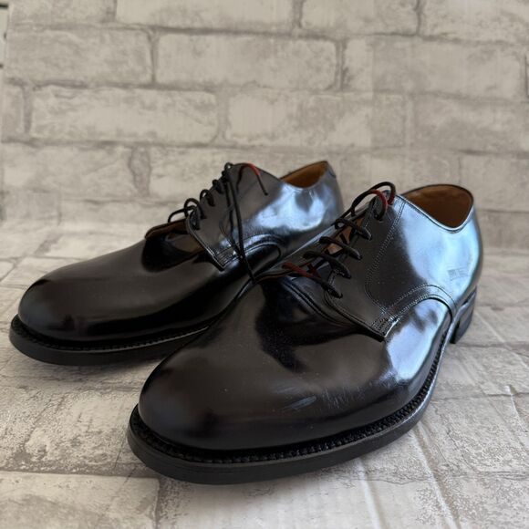NWOB VTG Rare 1965 Genesco R-88369 Vietnam Era Military Dress Oxford Shoes 10.5 main image 10